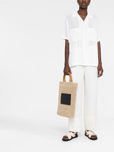 Jil Sander Geweven shopper - Beige