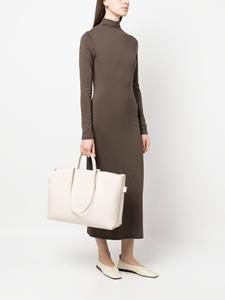 Marsèll Shopper met logo-reliëf - Beige