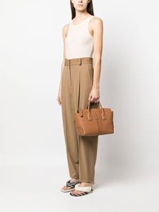 Tod's Leren shopper - Bruin