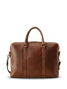 Shinola Leren laptoptas - Bruin