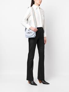 Zanellato Tina Daily leren schoudertas - Blauw