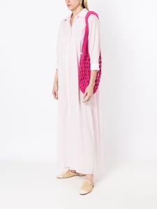 Nannacay Kim opengebreide schoudertas - Roze