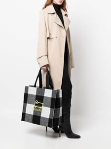 Woolrich Shopper met logoprint - Zwart