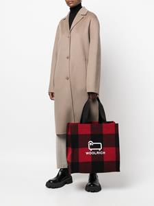 Woolrich Shopper met logoprint - Rood