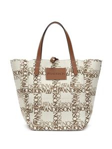 JW Anderson Shopper met geborduurd logo - Beige