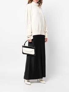 Jil Sander Shopper met colourblocking - Zwart