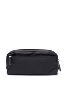 Prada Re-Nylon logo-plaque wash bag - Zwart