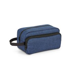 Trendoz Toilettas blauw met voorvakje en handvat 22 cm -