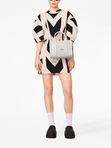 Marc Jacobs The Shiny Crinkle Tote kleine shopper - Grijs