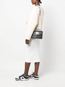 DKNY small Elissa leather shoulder bag - Zwart