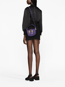Versace baroque-buckle tote bag - Paars