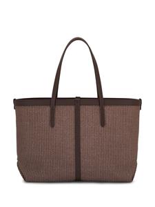 Brunello Cucinelli Geweven shopper - Bruin