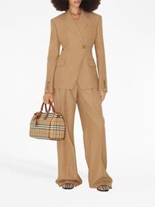 Burberry Geruite bowlingtas - VNTG CHK/BRIAR BROWN