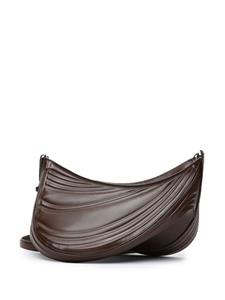 Mugler Spiral Curve 01 shoulder bag - Bruin
