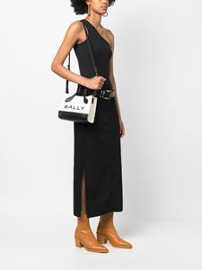 Bally logo-print colour-block bag - Beige