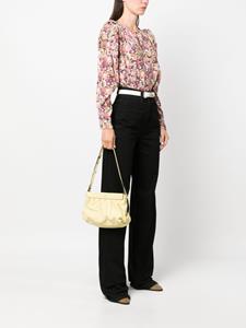 ISABEL MARANT Luz leather clutch bag - Geel