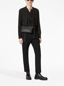 Valentino Rockstud leren crossbodytas - Zwart
