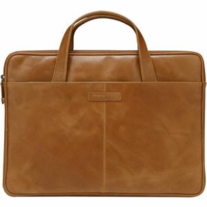 DBRAMANTE1928 Slanke, volnerf lederen laptop tas Silkeborg is de perfecte laptop tas