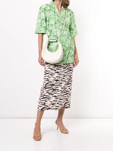 STAUD Moon leren schoudertas - Wit