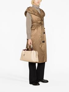 Tod's medium Boston leather tote bag - Beige