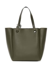 JW Anderson Chain Cabas leather tote - Groen