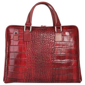 Samantha Look Aktentasche, echt Leder, Made in Italy