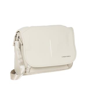 New Rebels William - Computer Schoudertas - Beige 10L - Waterafstotend