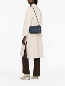 Michael Michael Kors logo-print leather shoulder bag - Blauw