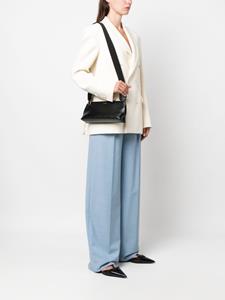 Jil Sander small Goji leather shoulder bag - Zwart
