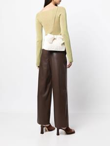 Loeffler Randall Rayne clutch met strikdetail - Wit