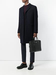 Prada Aktetas met logo - Zwart