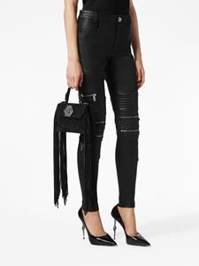 Philipp Plein Sicily shopper verfraaid met kristallen - Zwart