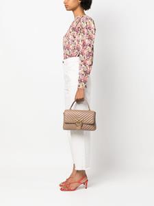 PINKO Love quilted shoulder bag - Beige