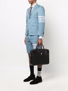 Thom Browne Aktetas met RWB-tab - Zwart
