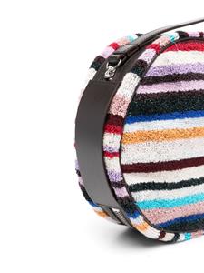 Missoni Home stripe-print towelling clutch bag - Wit