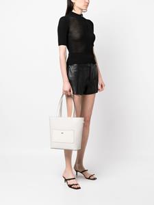 DKNY Leren shopper - Beige