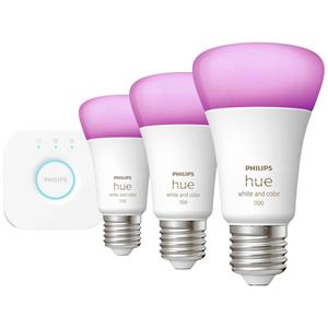 Philips Hue Verlichtingsset 8719514291515 Energielabel: F (A - G) HueWCA 9W A60 E27 3set EUR PMO E27 27 W RGBW Energielabel: F (A - G)