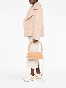 DENTRO Savvas technical-print shoulder bag - Bruin