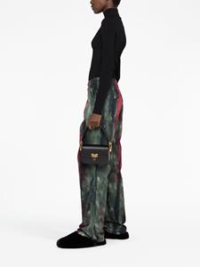 Off-White Binder leather shoulder bag - Zwart