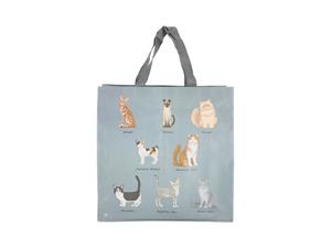 Massamarkt Esschert Design Boodschappentas Kattenrassen 14,5x39,6xh40,7cm