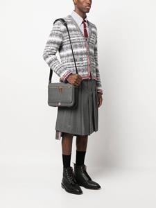 Thom Browne Messengertas van imitatieleer - Grijs