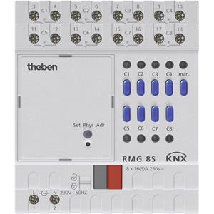 Theben 4930220 Schakelactor RMG 8 S KNX