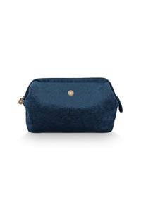 PiP Studio Velvet Quiltey Days make-up tas blauw