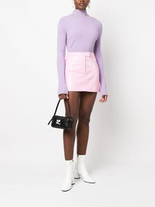 Courrèges Réédition leather shoulder bag - Zwart