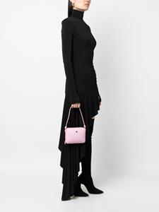 Courrèges Cloud leather tote bag - Roze
