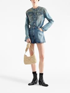 Prada Gewatteerde schoudertas - Beige