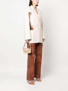 BY FAR Rachel kleine schoudertas - Beige
