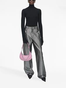 Marc Jacobs The Curve leather shoulder bag - Roze