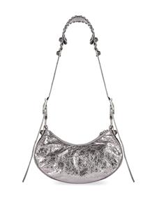 Balenciaga Le Cagole leren schoudertas - Zilver