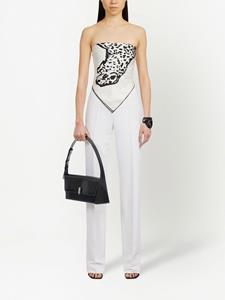 Ferragamo Leren schoudertas - Zwart